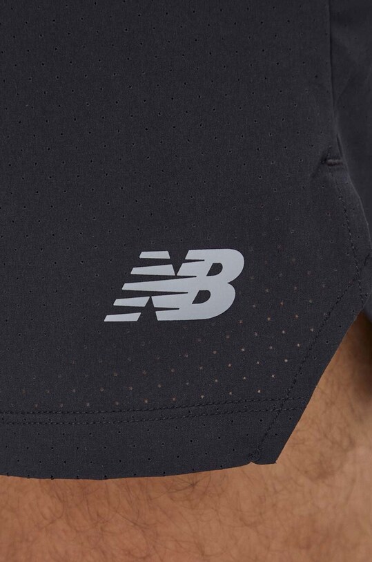 New Balance pantaloni scurți de antrenament MS41283BK negru
