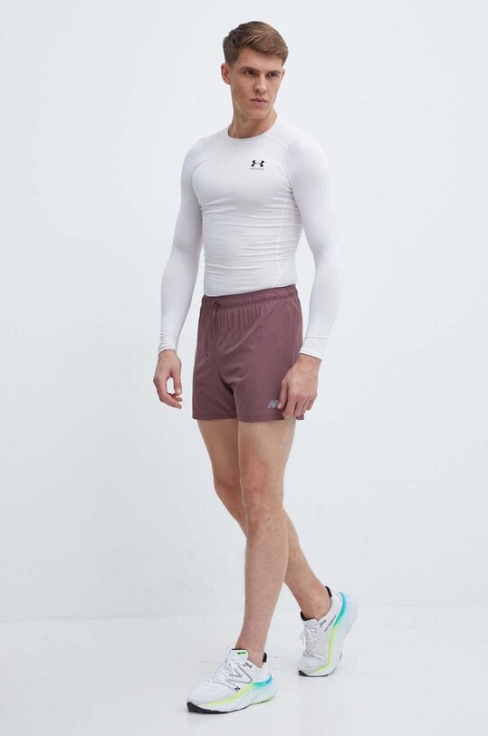 New Balance pantaloni scurți de alergare MS41286LIE violet SS24