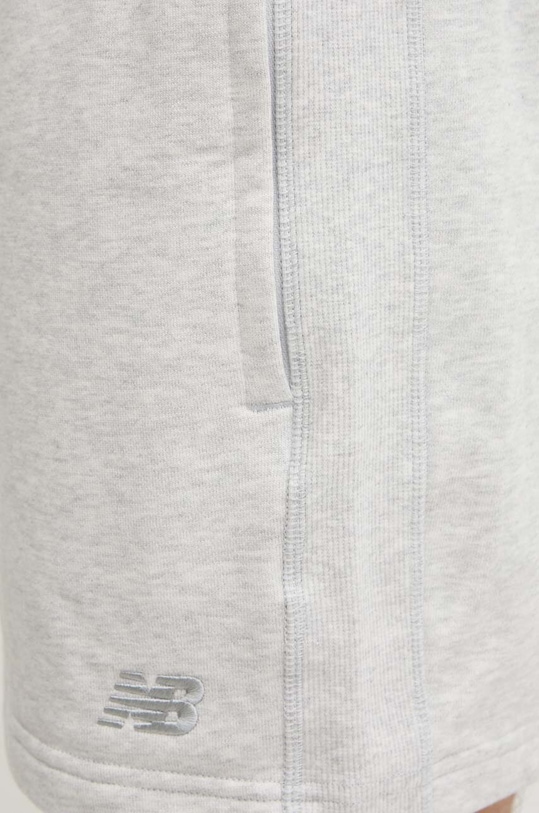 Bavlnené šortky New Balance sivá MS41511AHH