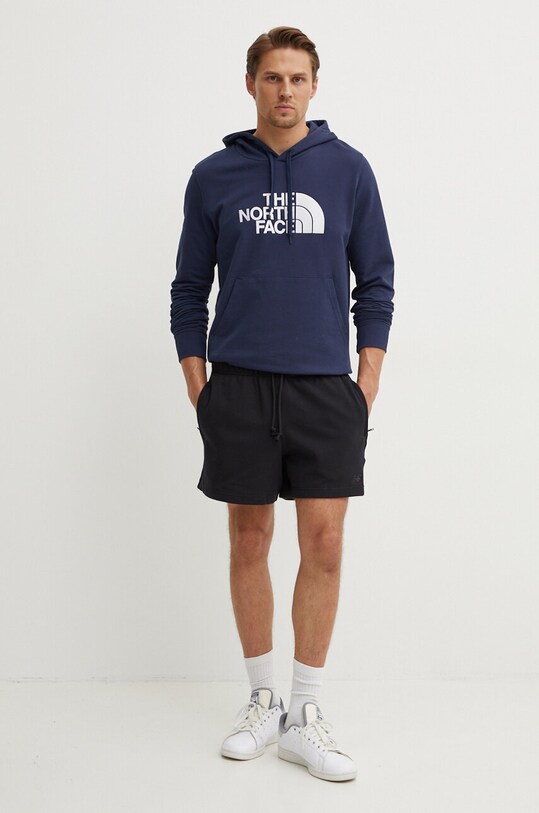 Βαμβακερό σορτσάκι New Balance MS41511BK μαύρο SS24