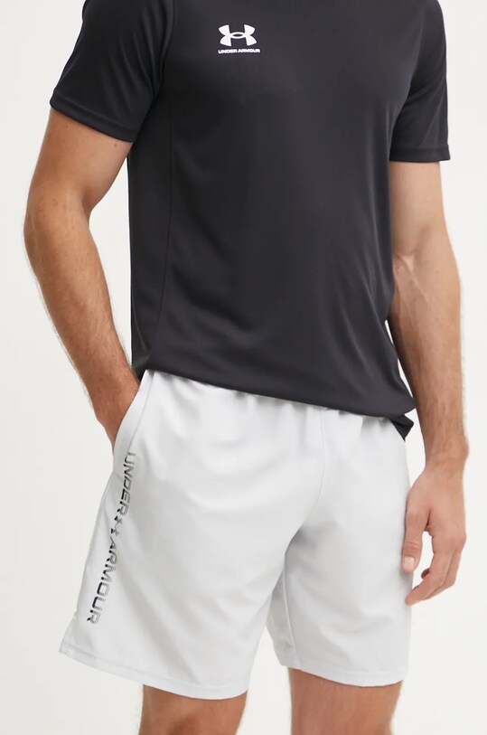 Σορτς προπόνησης Under Armour Tech ύφασμα γκρί 1383356