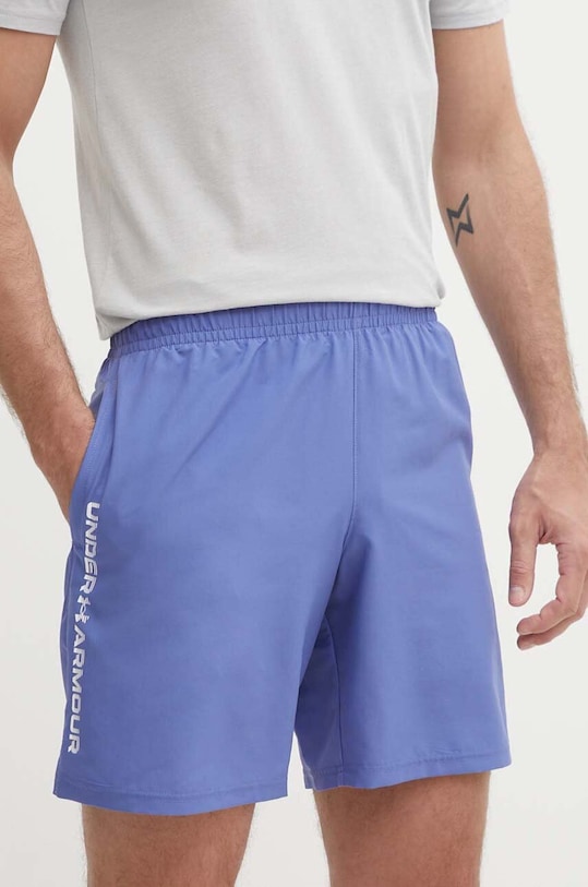 Under Armour pantaloni scurți de antrenament Tech panza albastru 1383356