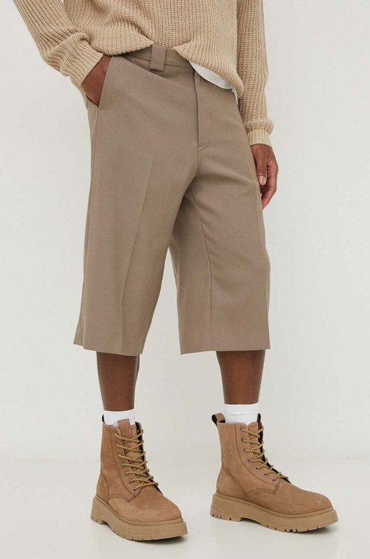 Won Hundred pantaloni scurți 2847.14199 maro SS24