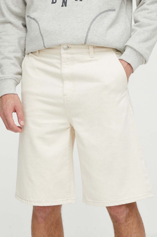 Won Hundred pantaloni scurți jeans bumbac bej 2889.15147