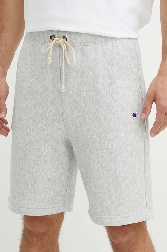Champion pantaloni scurți tricotaj gri 219636
