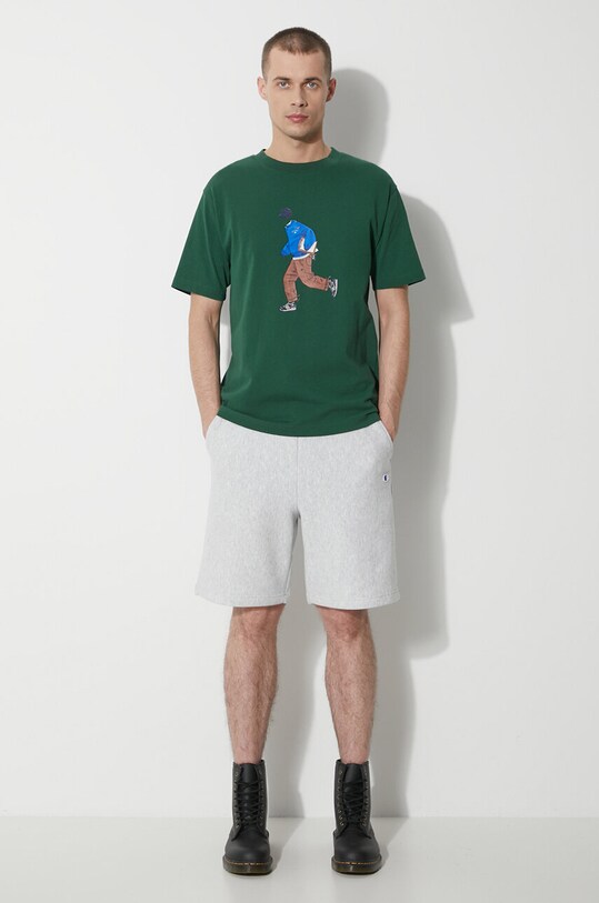 Къс панталон Champion 219636 сив SS24