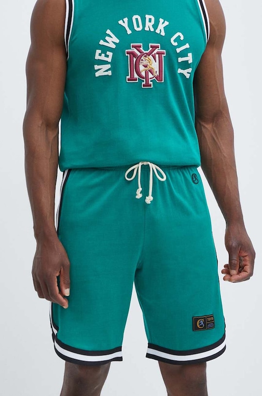 Шорты Champion трикотаж зелёный 220010