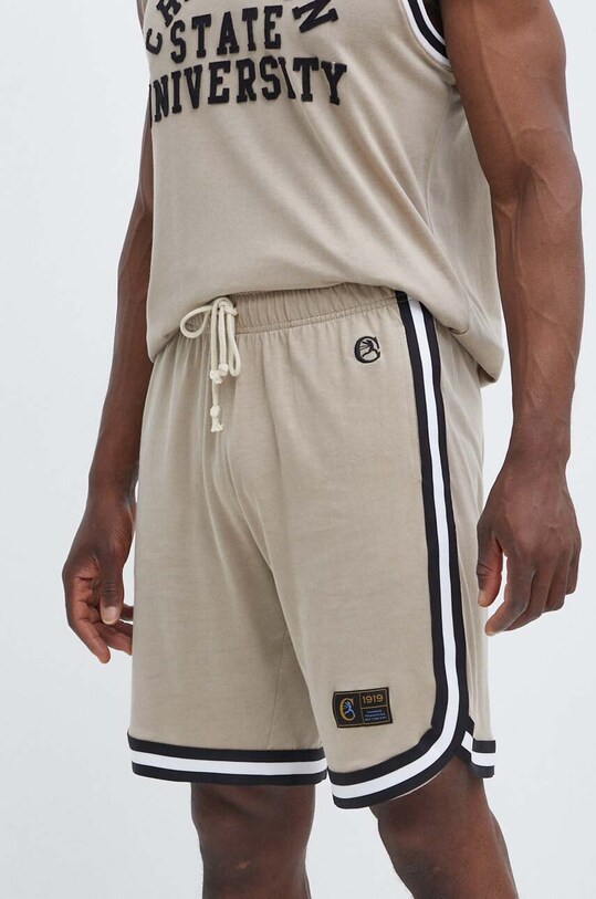 Champion pantaloni scurti tricotaj bej 220010