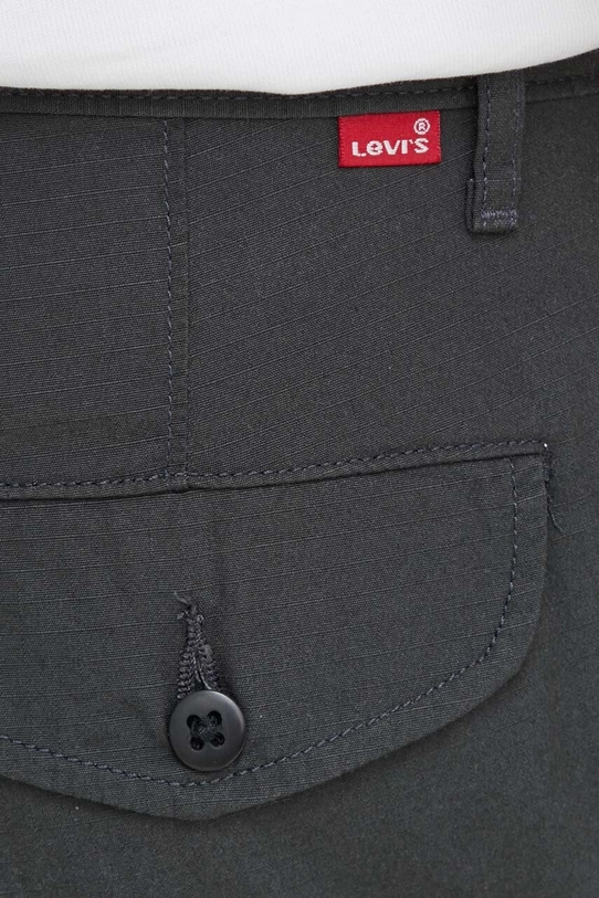 Levi's pantaloni scurti din bumbac gri 23251