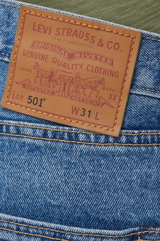 Levi's szorty jeansowe niebieski 36512