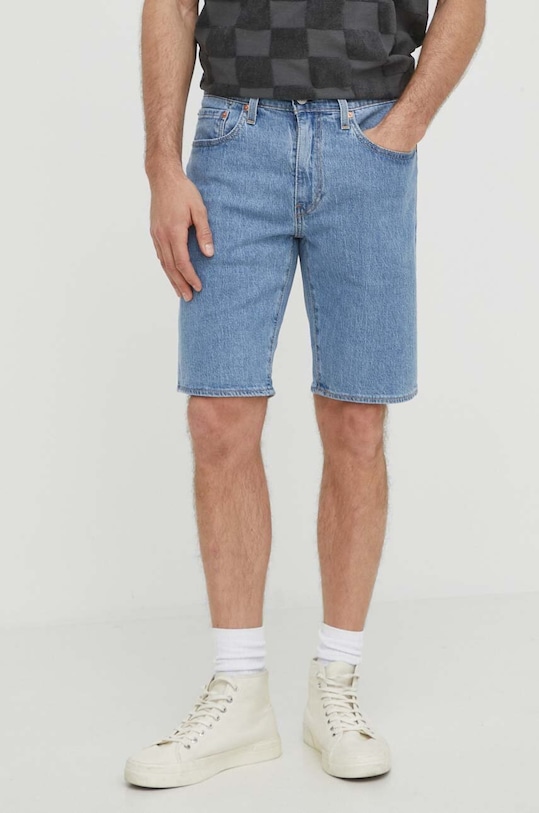 Levi's szorty z elastanem niebieski 39864