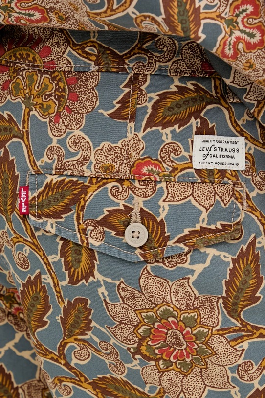 Levi's pantaloni scurti din bumbac albastru A4661