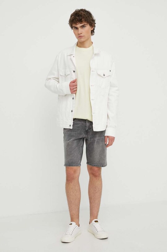Levi's pantaloni scurti jeans A7219 gri SS25