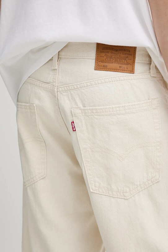 Levi's pantaloni scurți jeans bej A8461