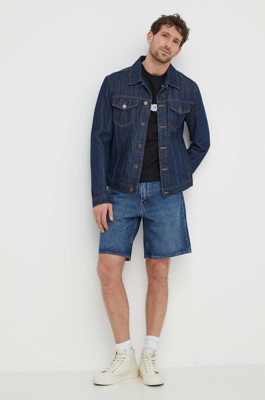 Levi's pantaloni scurți jeans A8461 albastru SS25