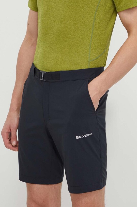 Montane szorty outdoorowe Tenacity Lite z elastanem czarny MTNSH15