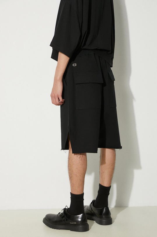 Odzież Rick Owens szorty bawełniane x Champion Beveled Pods CM01D9240 czarny