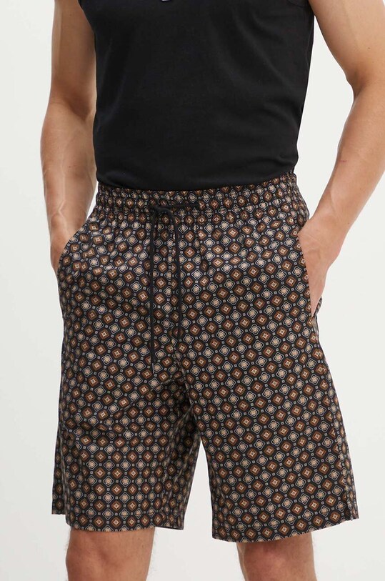 A.P.C. pantaloni scurti din bumbac short vincento bumbac negru COGXP.H10204.LZZ