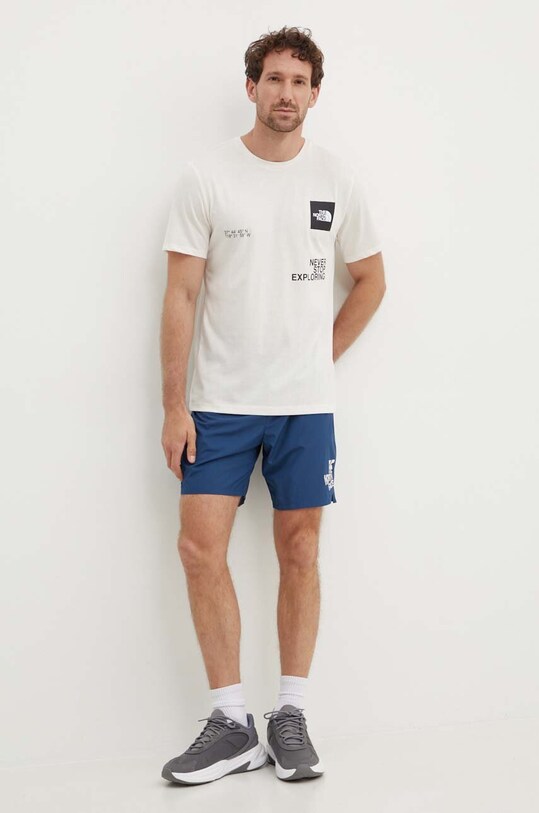 The North Face pantaloni scurti sport Limitless NF0A7ZU4SOO1 albastru SS24