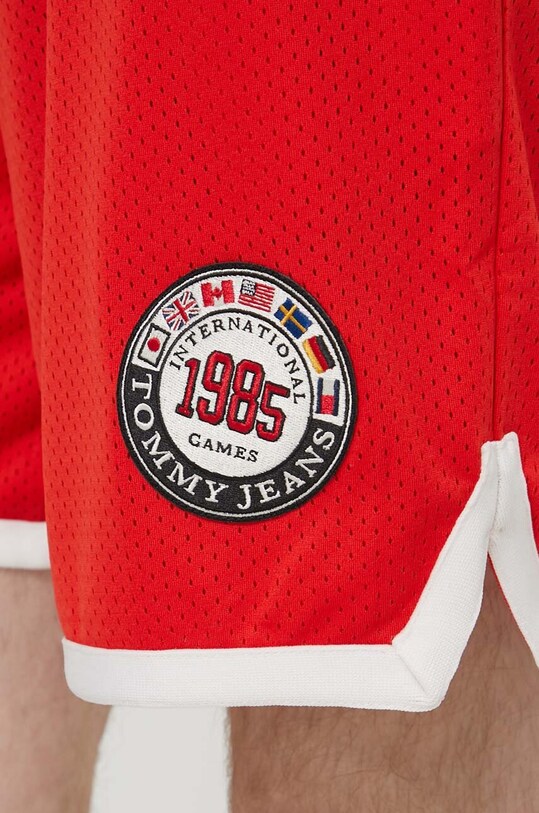 Tommy Jeans pantaloni scurți Archive Games rosu DM0DM19540
