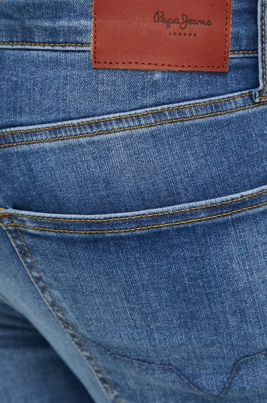 Pepe Jeans szorty jeansowe SLIM SHORT niebieski PM801080HT9