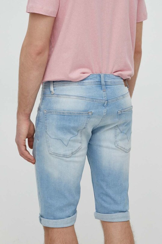 Одежда Джинсовые шорты Pepe Jeans STRAIGHT SHORT PM801081MN6 голубой