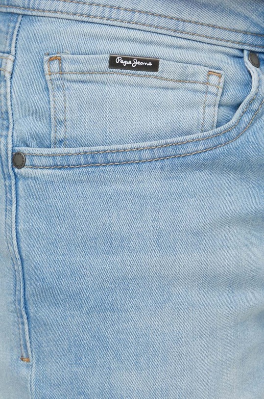 Pepe Jeans szorty jeansowe STRAIGHT niebieski PM801081MN6