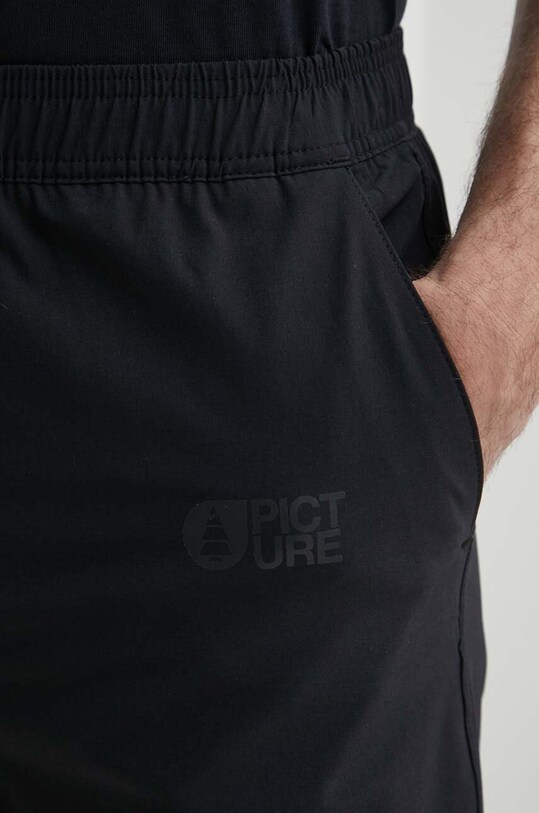 Picture pantaloni scurți outdoor Lenu Stretch negru MSH099