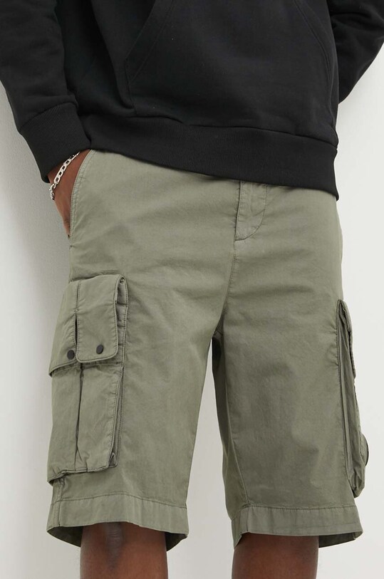 Abbigliamento C.P. Company shorts Twill Stretch Cargo 16CMBE295A006026O verde