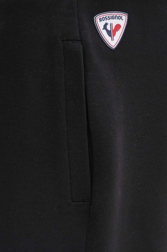 Rossignol pantaloni scurti din bumbac negru RLKMP21