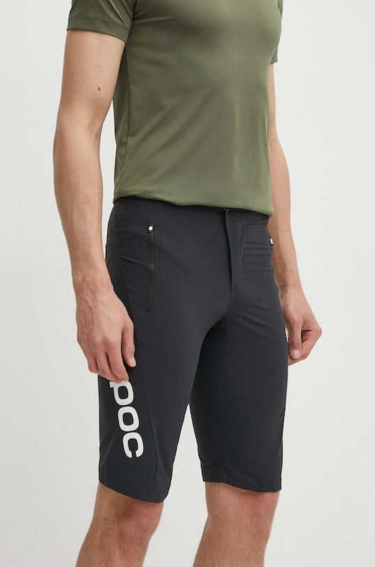 Ποδηλατικό σορτς POC Essential Enduro στάμπα μαύρο 52835.