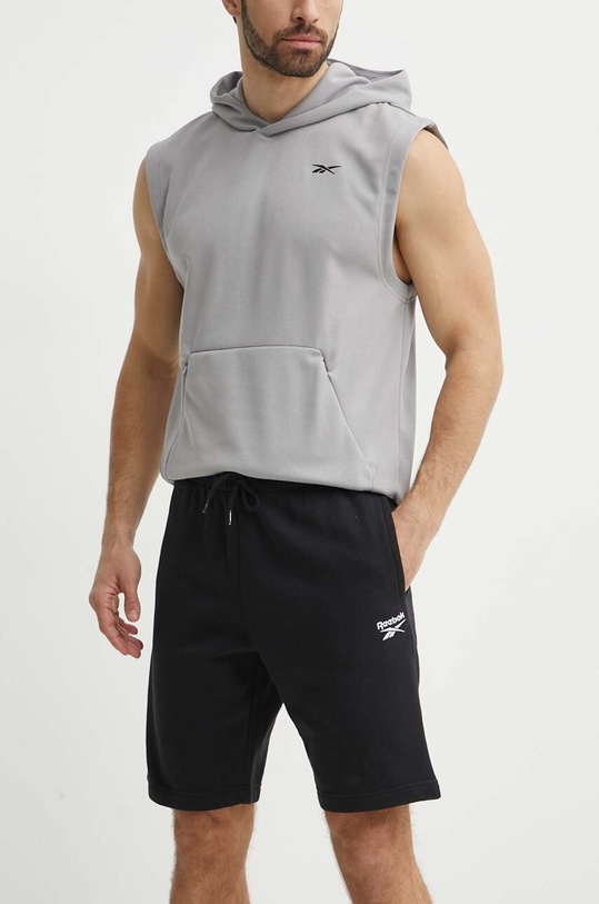 Reebok szorty Identity dzianina czarny 100202826