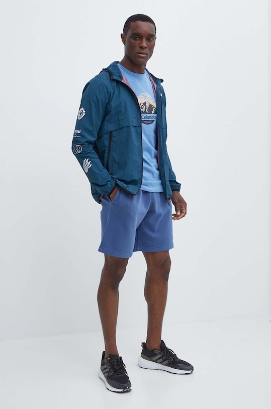 Reebok pantaloni scurti 100075630 albastru SS24