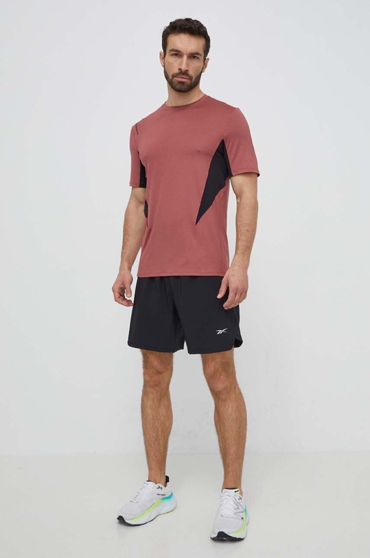 Reebok szorty do biegania 100075393 czarny AW24