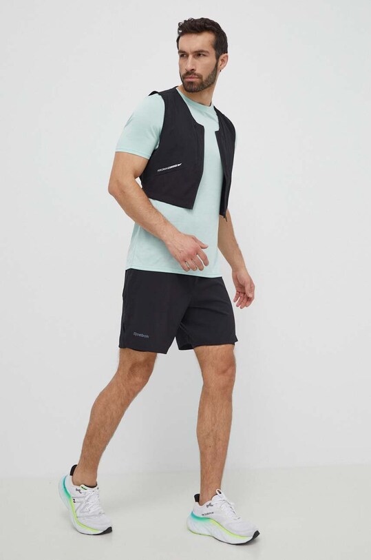 Reebok pantaloni scurți de alergare Speed 4.0 100075776 negru SS24