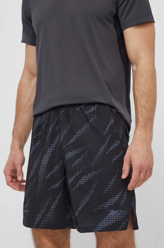 Reebok szorty sportowe Speed tkanina czarny 100075610