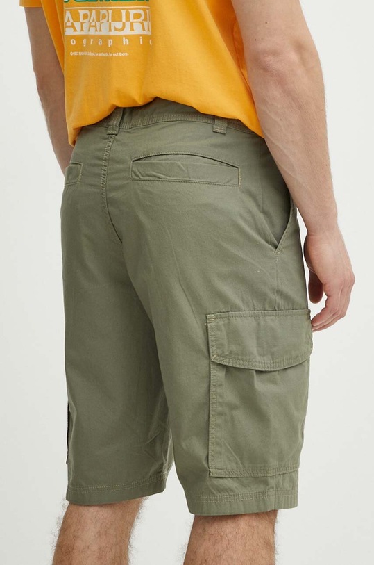 Oblečenie Bavlnené šortky Napapijri N-Maranon Cargo NP0A4H1RGAE1 zelená