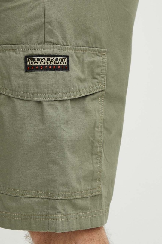 Bavlnené šortky Napapijri N-Maranon Cargo zelená NP0A4H1RGAE1