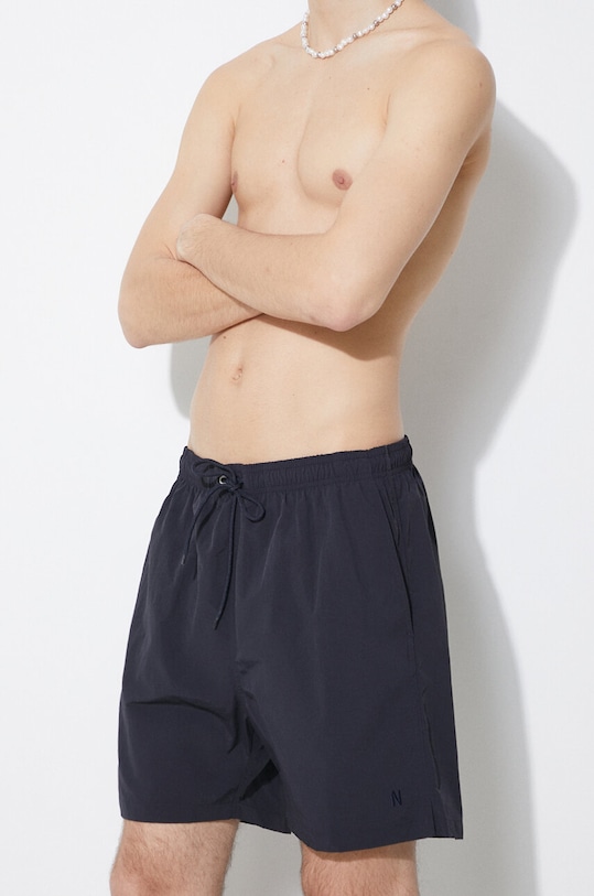 Norse Projects pantaloni scurti de baie Hauge Recycled Nylon bleumarin N35.0606.7004