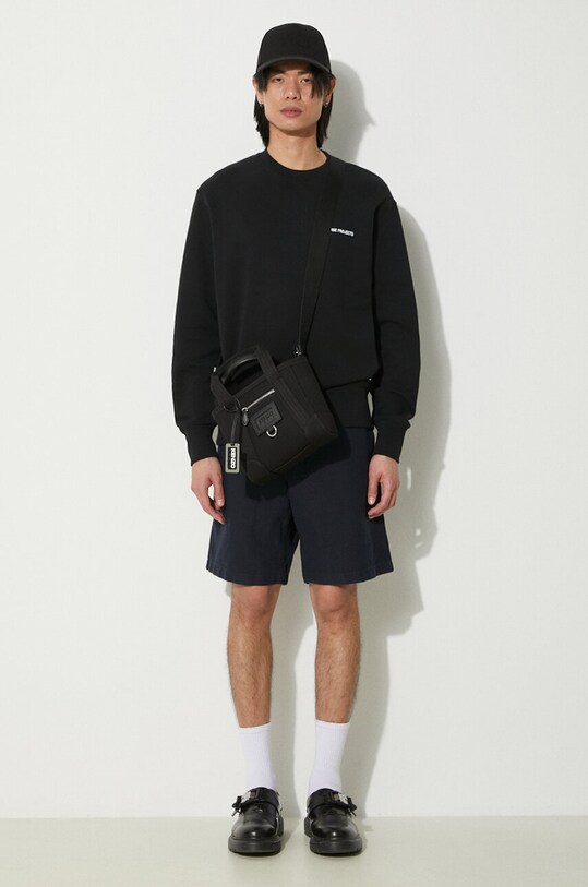Norse Projects pantaloncini in lino misto Ezra Relaxed Cotton N35.0614.7004 blu navy SS24