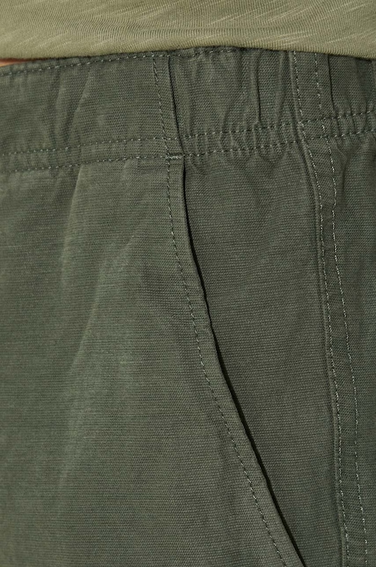 Norse Projects pantaloni scurți din amestec de in Ezra Relaxed Cotton N35.0614.8022 verde