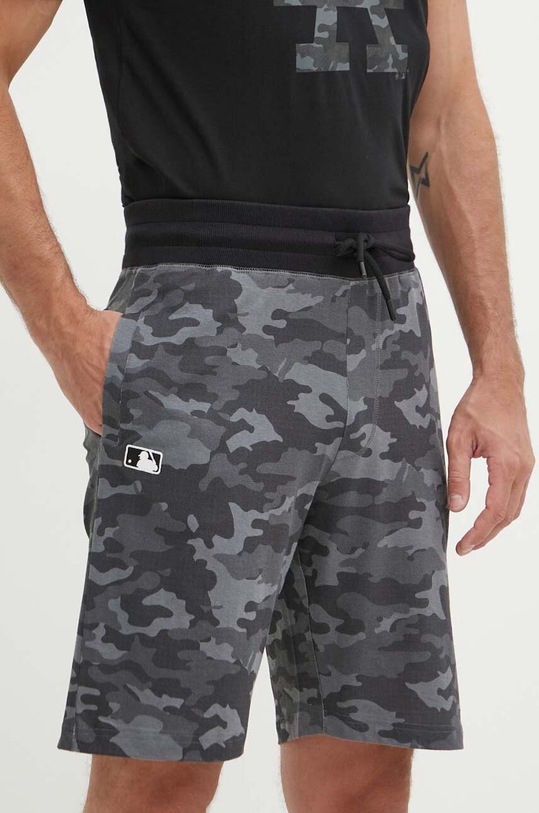 Βαμβακερό σορτσάκι 47 brand MLB Los Angeles Dodgers βαμβάκι γκρί BB012PMTYAH608512CC