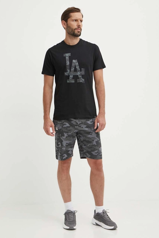 Бавовняні шорти 47 brand MLB Los Angeles Dodgers BB012PMTYAH608512CC сірий SS24