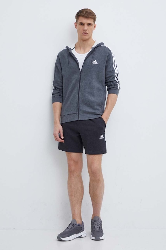 Къс панталон adidas IW2115 сив SS24