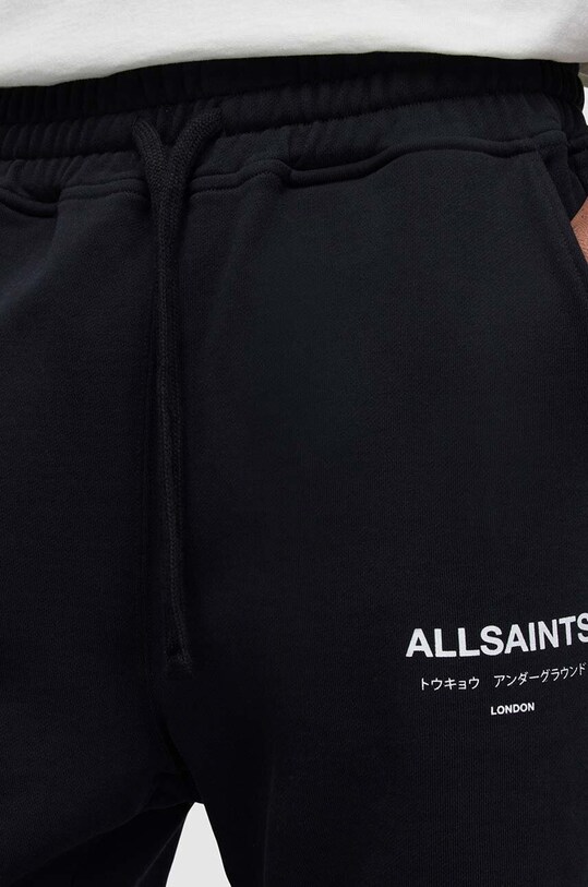 Одяг Бавовняні шорти AllSaints UNDERGROUND SWEATSHO MG256Y чорний