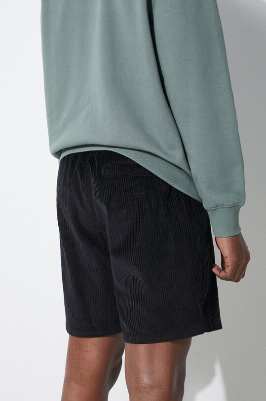 Oblečenie Štruksové šortky PLEASURES Flip Corduroy P24SP020.BLACK čierna