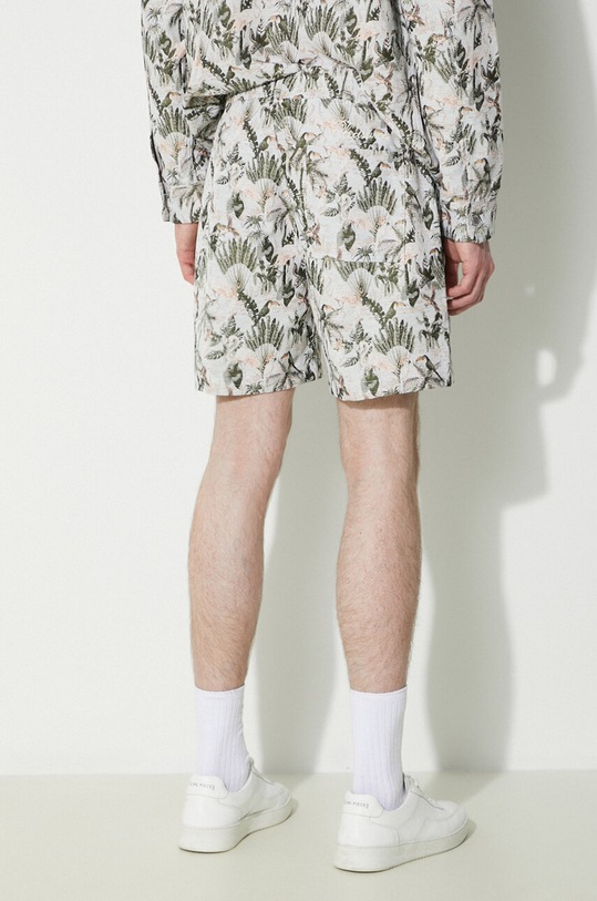 Одежда Шорты PLEASURES P24SP029.GREY зелёный