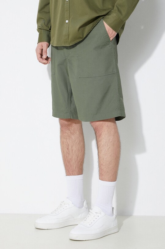 Pamučne kratke hlače Engineered Garments Fatigue Short zelena OR271.CT010