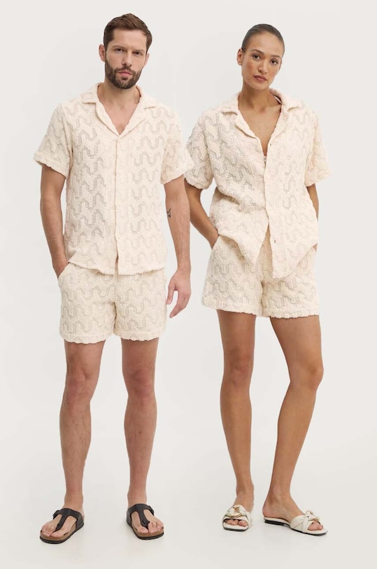 OAS pantaloni scurti uni bej 5013