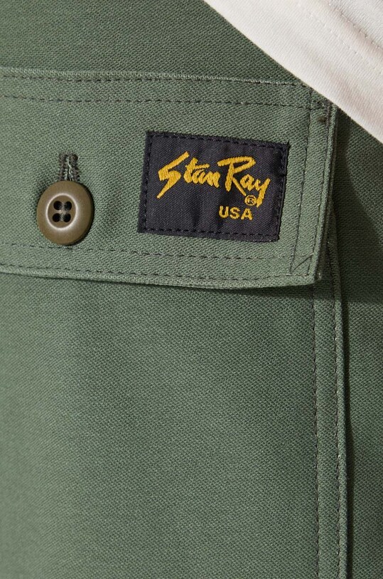 Stan Ray pantaloni scurti din bumbac Fatigue SS19.5500 verde